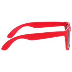 Okulary przeciwsłoneczne | Blythe z nadrukiem Twojego logo, materiał: plastik, kolor: czerwony Okulary przeciwsłoneczne | Blythe z nadrukiem Twojego logo, materiał: plastik, kolor: czerwony