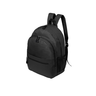 Plecak z nadrukiem Twojego logo, materiał: poliester, kolor: czarny