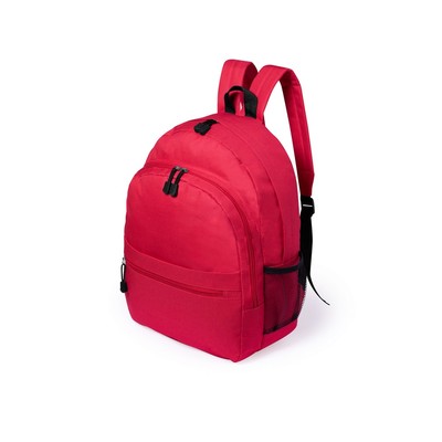 Plecak z nadrukiem Twojego logo, materiał: poliester, kolor: czerwony