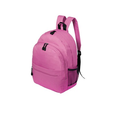 Plecak z nadrukiem Twojego logo, materiał: poliester, kolor: różowy