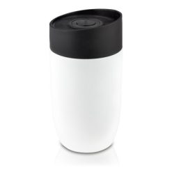 Kubek termiczny 330 ml Air Gifts | Stephanie z nadrukiem Twojego logo, materiał: plastik, stal nierdzewna, stal, kolor: biały