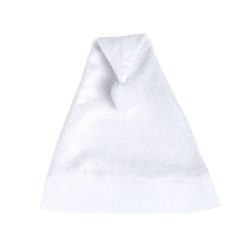 Czapka świąteczna z nadrukiem Twojego logo, materiał: poliester, kolor: biały Czapka świąteczna z nadrukiem Twojego logo, materiał: poliester, kolor: biały
