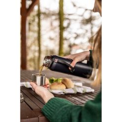 Termos 750 ml Air Gifts | Charlie z nadrukiem Twojego logo, materiał: stal nierdzewna, stal, kolor: czarny Termos 750 ml Air Gifts | Charlie z nadrukiem Twojego logo, materiał: stal nierdzewna, stal, kolor: czarny
