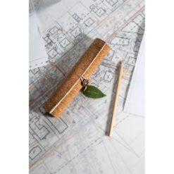 Zestaw szkolny, piórnik, ołówek, długopis, linijka, gumka i temperówka | Clark z nadrukiem Twojego logo, materiał: drewno, papier, korek, bawełna, kolor: drewno Zestaw szkolny, piórnik, ołówek, długopis, linijka, gumka i temperówka | Clark z nadrukiem Twojego logo, materiał: drewno, papier, korek, bawełna, kolor: drewno