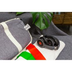 Torba sportowa, podróżna B'RIGHT z bawełny z recyklingu i poliestru z recyklingu | Asha z nadrukiem Twojego logo, materiał: poliester, bawełna, kolor: niebieski