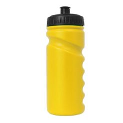 Bidon 500 ml z nadrukiem Twojego logo, materiał: pe, kolor: żółty Bidon 500 ml z nadrukiem Twojego logo, materiał: pe, kolor: żółty