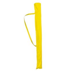 Parasol plażowy z nadrukiem Twojego logo, materiał: nylon, kolor: żółty Parasol plażowy z nadrukiem Twojego logo, materiał: nylon, kolor: żółty
