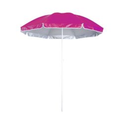 Parasol plażowy z nadrukiem Twojego logo, materiał: nylon, kolor: fuksja Parasol plażowy z nadrukiem Twojego logo, materiał: nylon, kolor: fuksja
