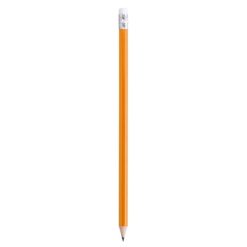 Ołówek z nadrukiem Twojego logo, materiał: drewno, kolor: pomarańczowy Ołówek z nadrukiem Twojego logo, materiał: drewno, kolor: pomarańczowy