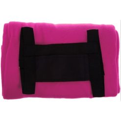Koc piknikowy z nadrukiem Twojego logo, materiał: polar, kolor: różowy Koc piknikowy z nadrukiem Twojego logo, materiał: polar, kolor: różowy