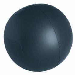Dmuchana piłka plażowa z nadrukiem Twojego logo, materiał: pvc, kolor: czarny