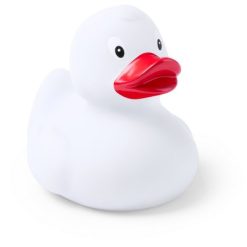 Kaczka do kąpieli z nadrukiem Twojego logo, materiał: pvc, kolor: biały Kaczka do kąpieli z nadrukiem Twojego logo, materiał: pvc, kolor: biały