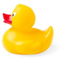 Kaczka do kąpieli z nadrukiem Twojego logo, materiał: pvc, kolor: żółty Kaczka do kąpieli z nadrukiem Twojego logo, materiał: pvc, kolor: żółty
