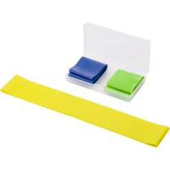 Taśmy oporowe do ćwiczeń, 3 szt. z nadrukiem Twojego logo, materiał: pp, kolor: wielokolorowy Taśmy oporowe do ćwiczeń, 3 szt. z nadrukiem Twojego logo, materiał: pp, kolor: wielokolorowy