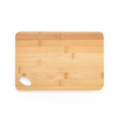 Bambusowa deska do krojenia z nadrukiem Twojego logo, materiał: bambus, kolor: jasnobrązowy