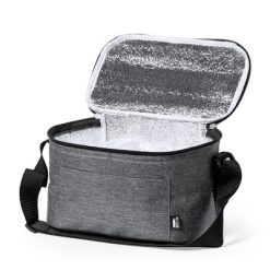 Torba termoizolacyjna RPET z nadrukiem Twojego logo, materiał: aluminium, poliester, rpet, kolor: grafitowy Torba termoizolacyjna RPET z nadrukiem Twojego logo, materiał: aluminium, poliester, rpet, kolor: grafitowy