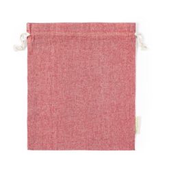 Duży worek z bawełny z recyklingu z nadrukiem Twojego logo, materiał: bawełna, kolor: czerwony Duży worek z bawełny z recyklingu z nadrukiem Twojego logo, materiał: bawełna, kolor: czerwony