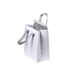 Torba termoizolacyjna z nadrukiem Twojego logo, materiał: aluminium, non-woven, kolor: biały