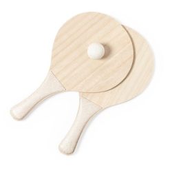 Gra zręcznościowa, tenis z nadrukiem Twojego logo, materiał: drewno, pp, słoma pszeniczna, kolor: drewno