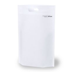 Torba na zakupy z nadrukiem Twojego logo, materiał: non-woven, kolor: biały