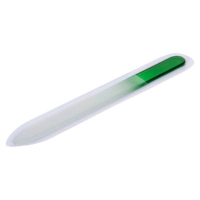 Szklany pilnik do paznokci | Sunny z nadrukiem Twojego logo, materiał: szkło, kolor: zielony