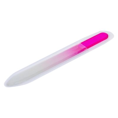 Szklany pilnik do paznokci | Sunny z nadrukiem Twojego logo, materiał: szkło, kolor: różowy