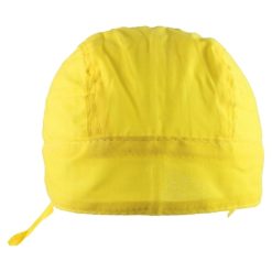 Chusta na głowę z nadrukiem Twojego logo, materiał: poliester, bawełna, kolor: żółty Chusta na głowę z nadrukiem Twojego logo, materiał: poliester, bawełna, kolor: żółty