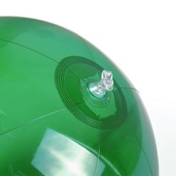 Dmuchana piłka plażowa z nadrukiem Twojego logo, materiał: pvc, kolor: zielony Dmuchana piłka plażowa z nadrukiem Twojego logo, materiał: pvc, kolor: zielony