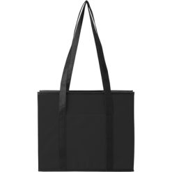 Składany organizer samochodowy z nadrukiem Twojego logo, materiał: karton, non-woven, kolor: czarny Składany organizer samochodowy z nadrukiem Twojego logo, materiał: karton, non-woven, kolor: czarny