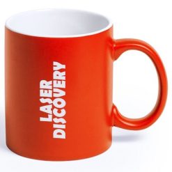 Kubek ceramiczny 350 ml z nadrukiem Twojego logo, materiał: ceramika, kolor: pomarańczowy Kubek ceramiczny 350 ml z nadrukiem Twojego logo, materiał: ceramika, kolor: pomarańczowy