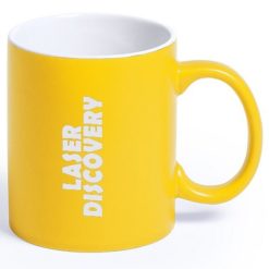 Kubek ceramiczny 350 ml z nadrukiem Twojego logo, materiał: ceramika, kolor: żółty Kubek ceramiczny 350 ml z nadrukiem Twojego logo, materiał: ceramika, kolor: żółty