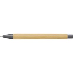 Bambusowy długopis z nadrukiem Twojego logo, materiał: bambus, kolor: grafitowy Bambusowy długopis z nadrukiem Twojego logo, materiał: bambus, kolor: grafitowy