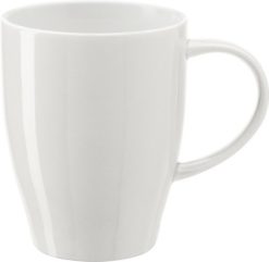 Kubek porcelanowy 350 ml z nadrukiem Twojego logo, materiał: ceramika, kolor: neutralny