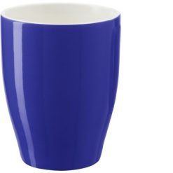 Kubek porcelanowy 350 ml z nadrukiem Twojego logo, materiał: ceramika, kolor: granatowy Kubek porcelanowy 350 ml z nadrukiem Twojego logo, materiał: ceramika, kolor: granatowy