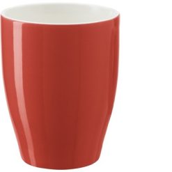 Kubek porcelanowy 350 ml z nadrukiem Twojego logo, materiał: ceramika, kolor: czerwony Kubek porcelanowy 350 ml z nadrukiem Twojego logo, materiał: ceramika, kolor: czerwony