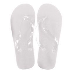 Klapki z nadrukiem Twojego logo, materiał: pvc, eva, kolor: biały Klapki z nadrukiem Twojego logo, materiał: pvc, eva, kolor: biały