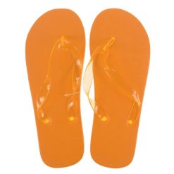 Klapki z nadrukiem Twojego logo, materiał: pvc, eva, kolor: pomarańczowy Klapki z nadrukiem Twojego logo, materiał: pvc, eva, kolor: pomarańczowy