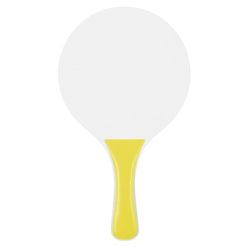 Gra zręcznościowa, tenis z nadrukiem Twojego logo, materiał: drewno, kolor: żółty