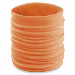 Osłona na twarz i szyję, komin z nadrukiem Twojego logo, materiał: poliester, kolor: pomarańczowy Osłona na twarz i szyję, komin z nadrukiem Twojego logo, materiał: poliester, kolor: pomarańczowy