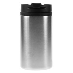 Kubek termiczny 290 ml z nadrukiem Twojego logo, materiał: stal nierdzewna, stal, kolor: srebrny Kubek termiczny 290 ml z nadrukiem Twojego logo, materiał: stal nierdzewna, stal, kolor: srebrny