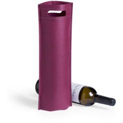 Torba na butelkę z nadrukiem Twojego logo, materiał: non-woven, kolor: burgund Torba na butelkę z nadrukiem Twojego logo, materiał: non-woven, kolor: burgund