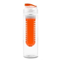 Butelka sportowa 650 ml | Carter z nadrukiem Twojego logo, materiał: ps, tritan, as, kolor: pomarańczowy