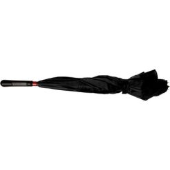 Odwracalny parasol manualny z nadrukiem Twojego logo, materiał: poliester, włókno szklane, pongee, kolor: czarny Odwracalny parasol manualny z nadrukiem Twojego logo, materiał: poliester, włókno szklane, pongee, kolor: czarny