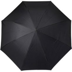 Odwracalny parasol manualny z nadrukiem Twojego logo, materiał: poliester, włókno szklane, pongee, kolor: czerwony Odwracalny parasol manualny z nadrukiem Twojego logo, materiał: poliester, włókno szklane, pongee, kolor: czerwony