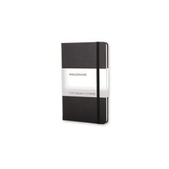 MOLESKINE Notatnik ok. A6 z nadrukiem Twojego logo, materiał: karton, papier, pp, kolor: czarny