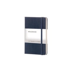 MOLESKINE Notatnik ok. A6 z nadrukiem Twojego logo, materiał: karton, papier, pp, kolor: ciemnoniebieski