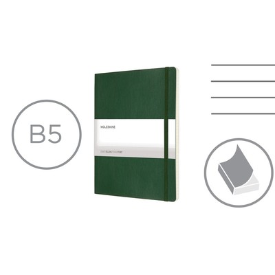 MOLESKINE Notatnik ok. B5 z nadrukiem Twojego logo, materiał: pu, papier, kolor: khaki