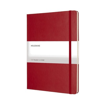 MOLESKINE Notatnik ok. B5 z nadrukiem Twojego logo, materiał: papier, pp, kolor: czerwony MOLESKINE Notatnik ok. B5 z nadrukiem Twojego logo, materiał: papier, pp, kolor: czerwony