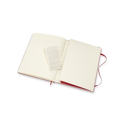 MOLESKINE Notatnik ok. B5 z nadrukiem Twojego logo, materiał: papier, pp, kolor: czerwony MOLESKINE Notatnik ok. B5 z nadrukiem Twojego logo, materiał: papier, pp, kolor: czerwony