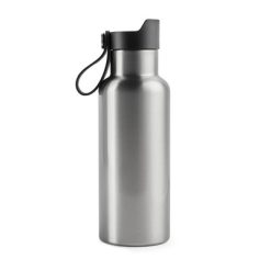 Butelka termiczna 500 ml VINGA Balti z nadrukiem Twojego logo, materiał: stal nierdzewna, stal, kolor: czarny Butelka termiczna 500 ml VINGA Balti z nadrukiem Twojego logo, materiał: stal nierdzewna, stal, kolor: czarny